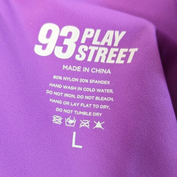 93 Play Street Blue Purple Pink Color Block Chloe Bottom Sadie Bikini Top NWOT - Picture 5 of 9